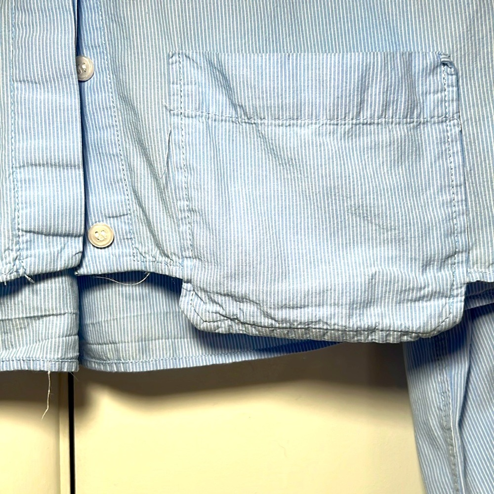Zara Cropped Button Down Shirt - Picture 5 of 5